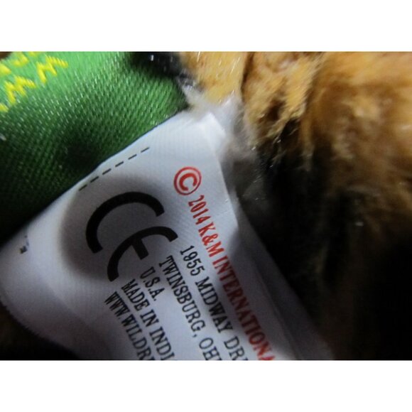 Wild Republic Laying Leopard Plush Toy Stuffed Animal 12" - Picture 5 of 8